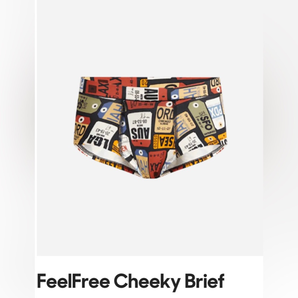 MeUndies Pack Your Bags FeelFree Cheeky Brief